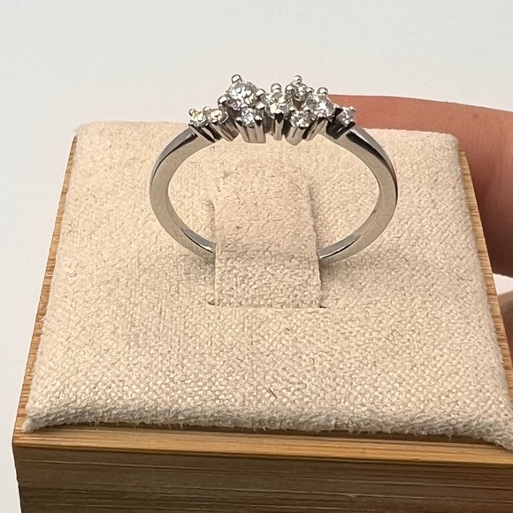 Multi cluster round brilliant ring - Picture 6 of 7